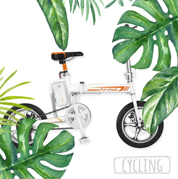 Airwheel爱尔威电助力自行车