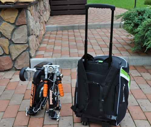 爱尔威折叠自行车