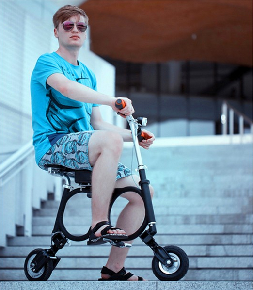 爱尔威折叠自行车