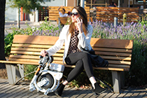 爱尔威折叠自行车