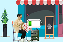 爱尔威智能骑行箱SE3mini
